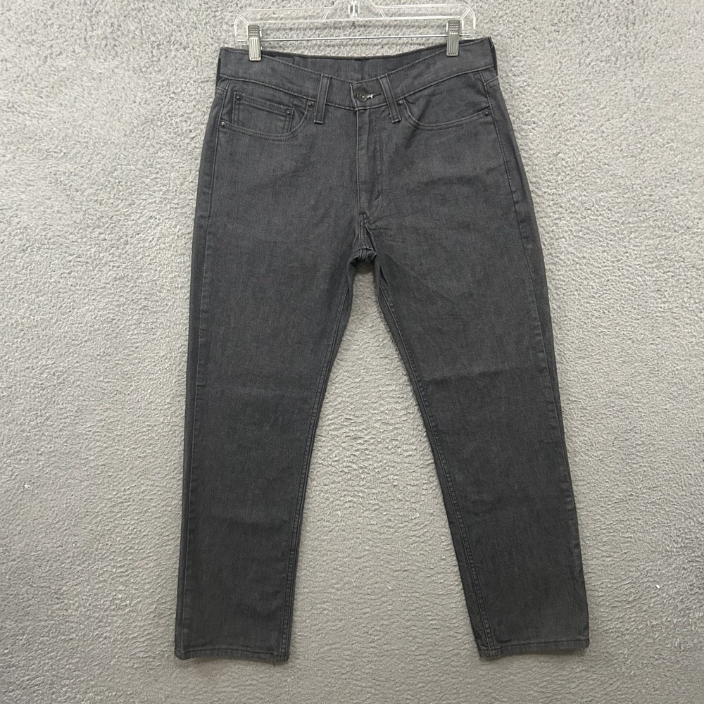 Levis Jeans Mens 32x32 Gray 514 Straight American Cotton Work Wear Pants Adult